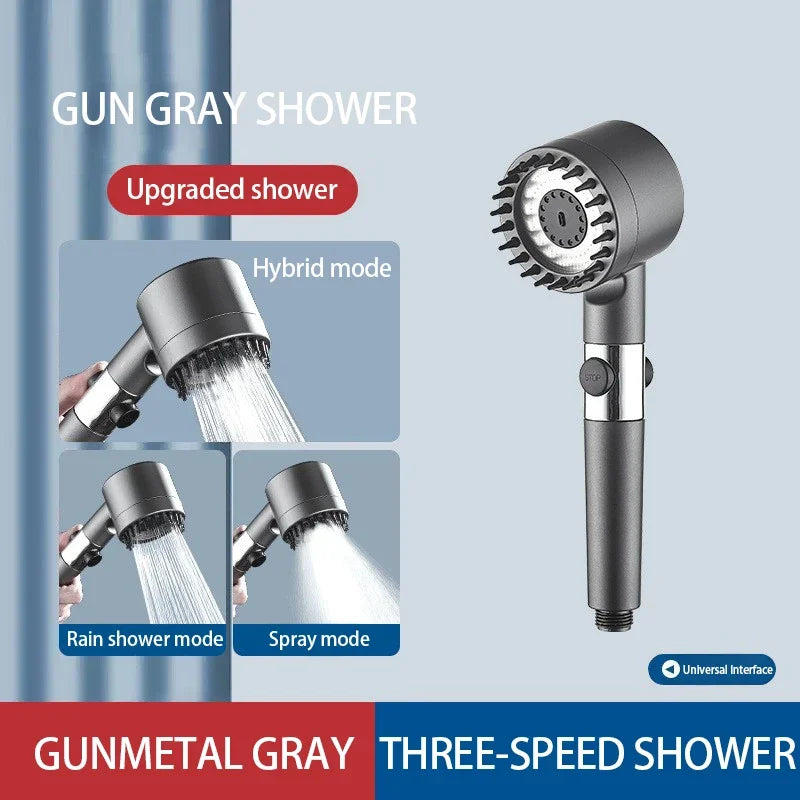 Xiaomi 3-Mode High Pressure Shower Head with Massage Brush