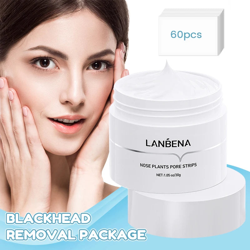 LANBENA Blackhead Remover Strips – Deep Pore Cleansing Nose Mask