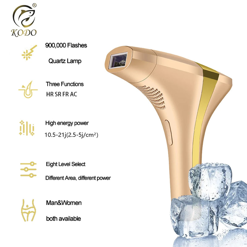 KODO IPL Laser Hair Removal – 4-in-1 Painless Epilator for Face & Body