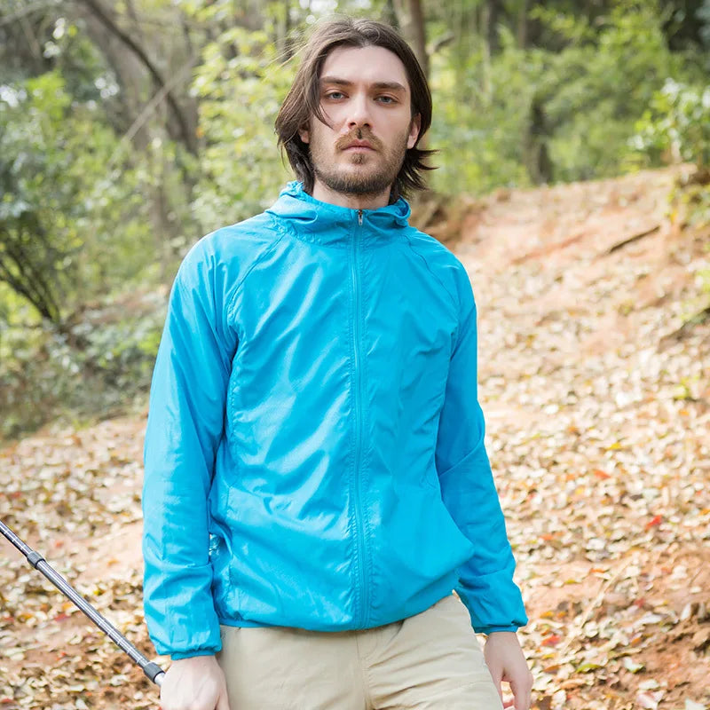 Men's & Women's Waterproof Camping Windbreaker Jacket