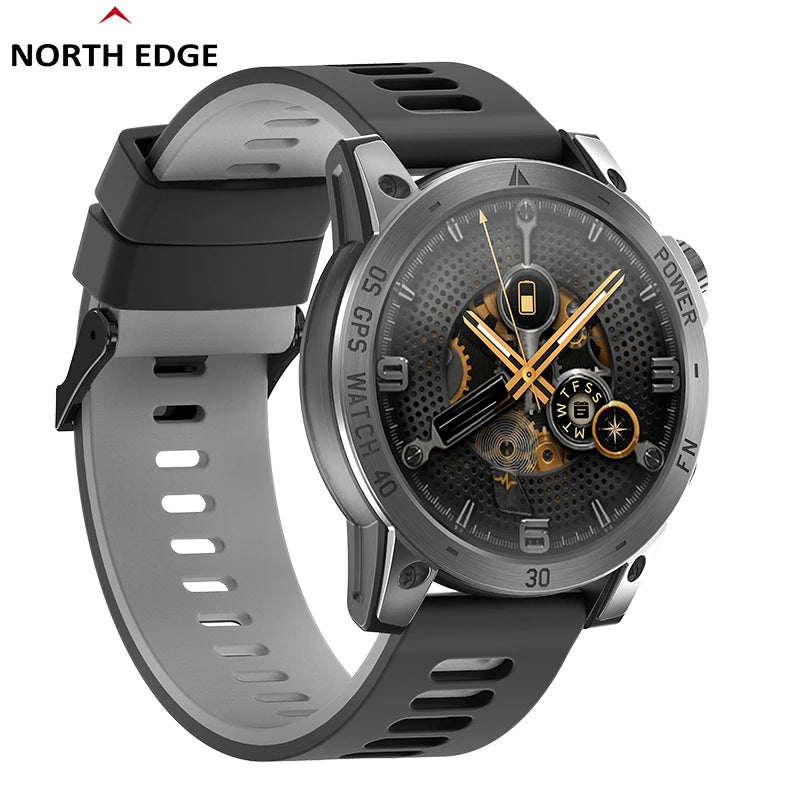 NORTH EDGE Sports Watch - AMOLED, 50M Waterproof, Altimeter, Compass