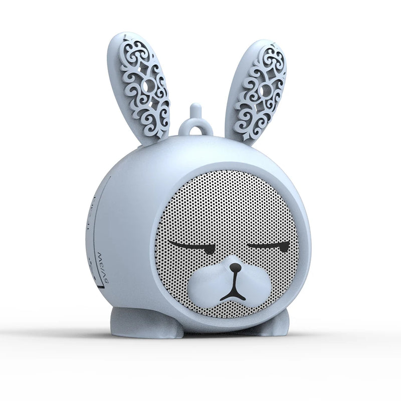 Rabbit Bluetooth Speaker - Portable Gift with Mic & Volume Control