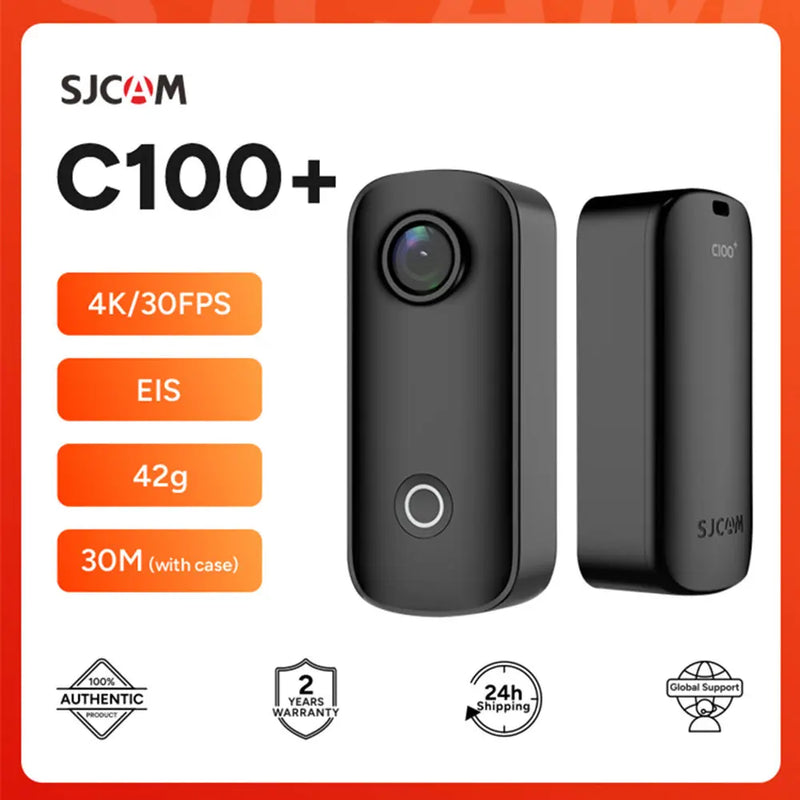 Câmera de ação SJCAM C100 Plus 4K à prova d'água