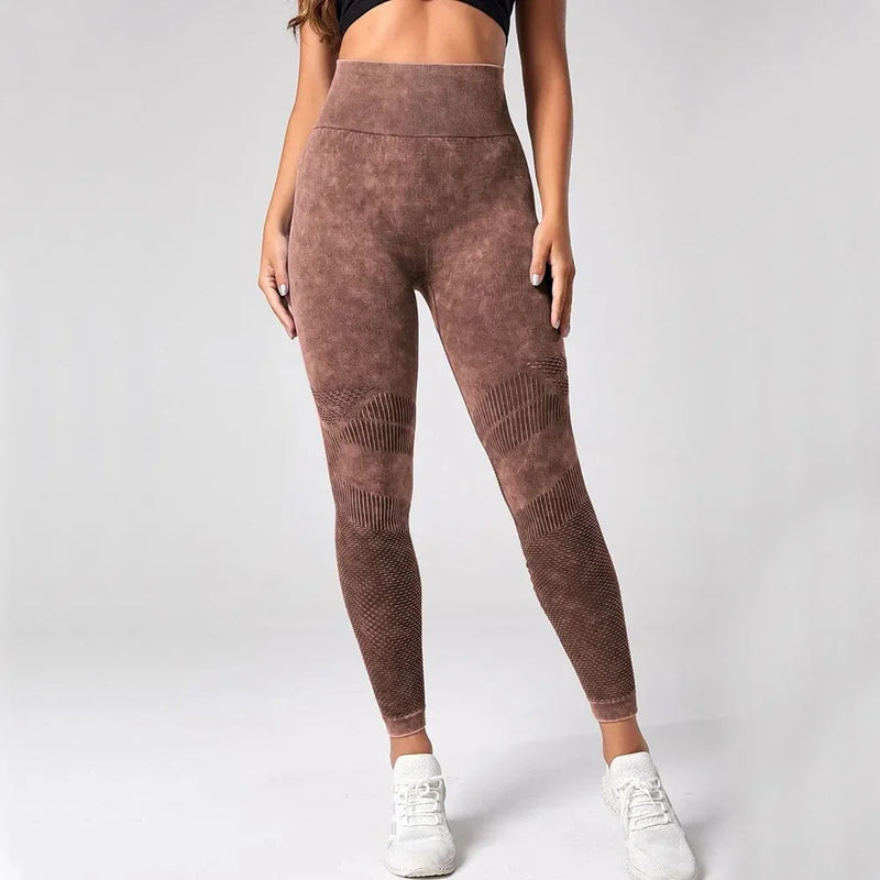 Yoga-Leggings mit hoher Taille für Damen – Push-Up-Fitnesshose