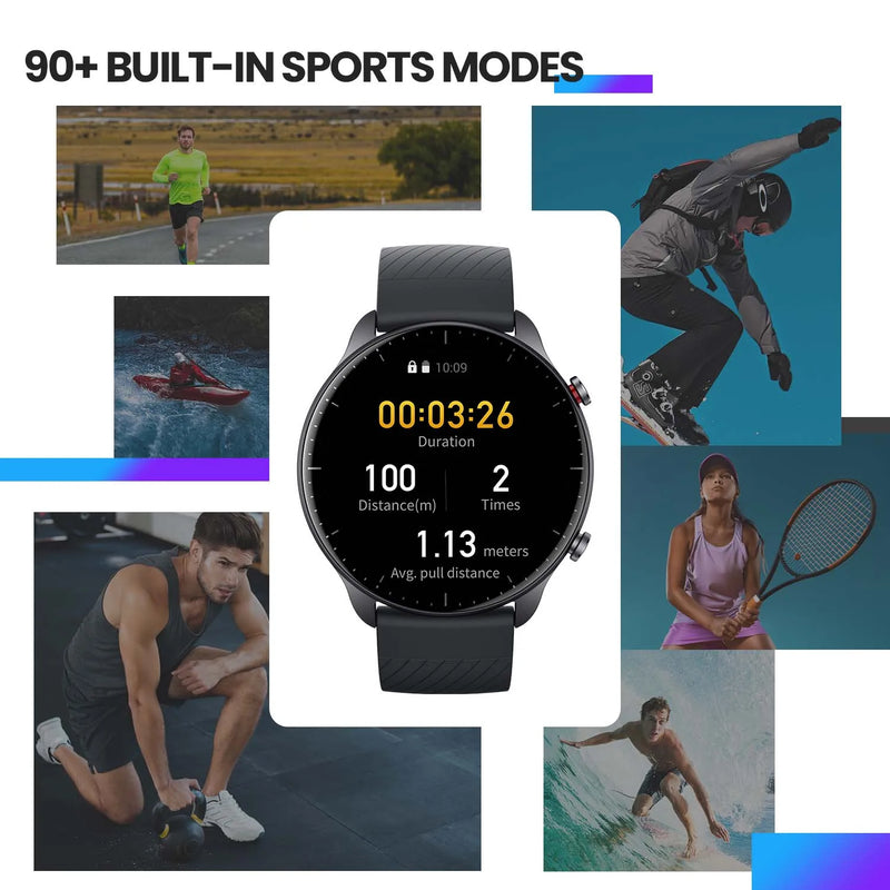 Amazfit GTR 2 Smartwatch – 46 mm, Alexa integriert, lange Akkulaufzeit