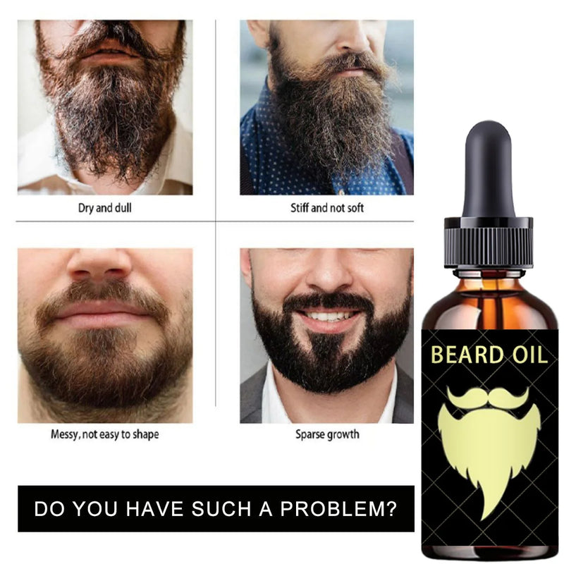 Beard Growth Oil - 100% Natural Essential Care