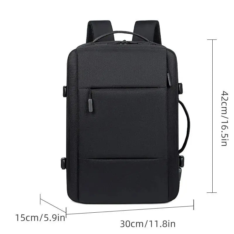 Bag Large Capacity Laptop Waterproof xpandable USB