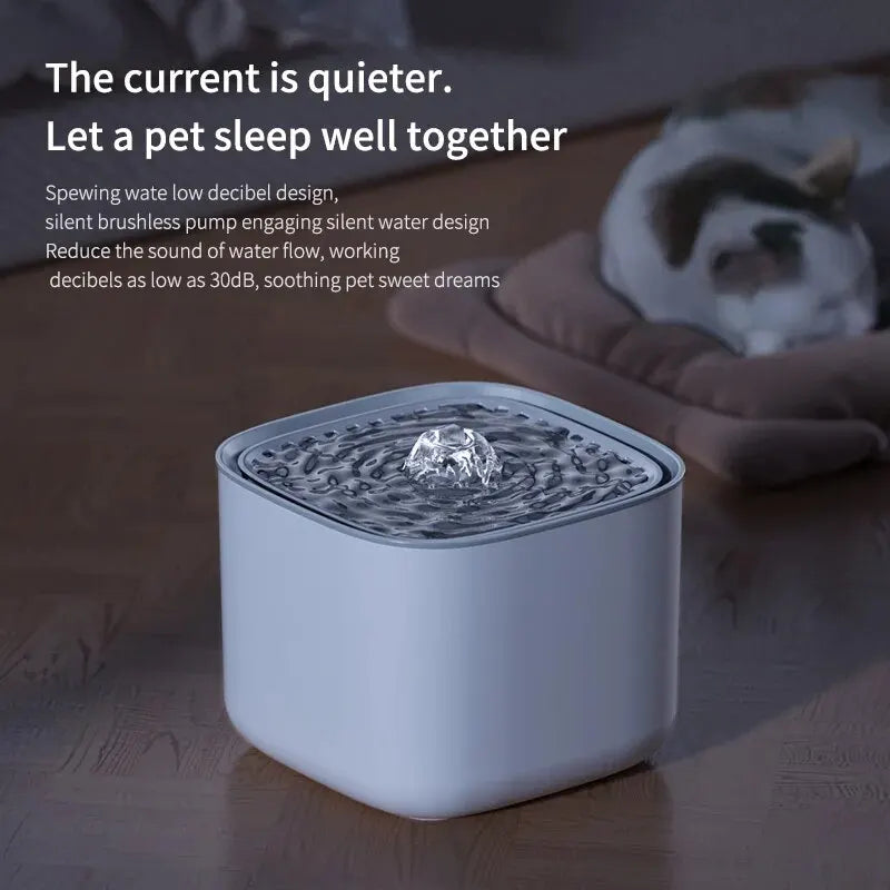 3L Automatic Pet Water Dispenser - USB Circulating Filter for Cats & Dogs