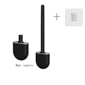 Silicone Toilet Brush & Holder - Wall Mounted